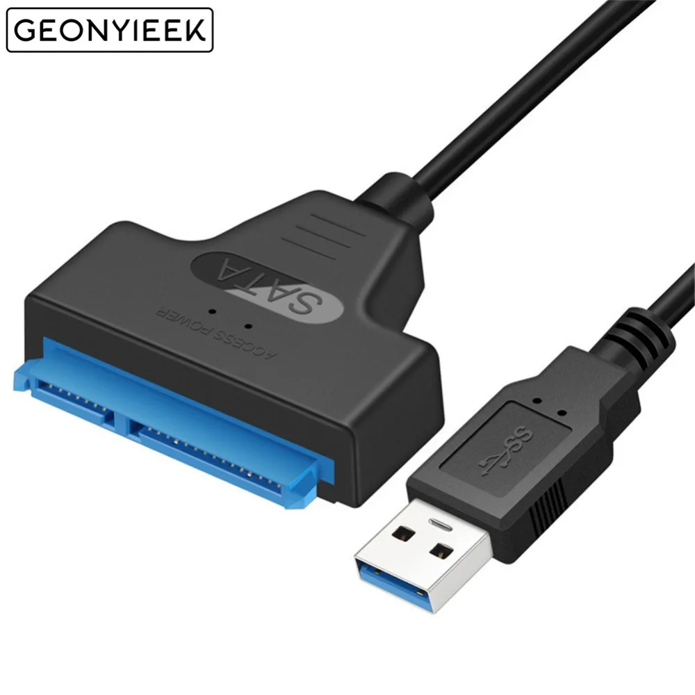 Адаптер Sata USB 3 0 до Usb 6 Гбит/с Поддержка 2 5 дюйма внешний SSD HDD жесткий диск 22 Pin