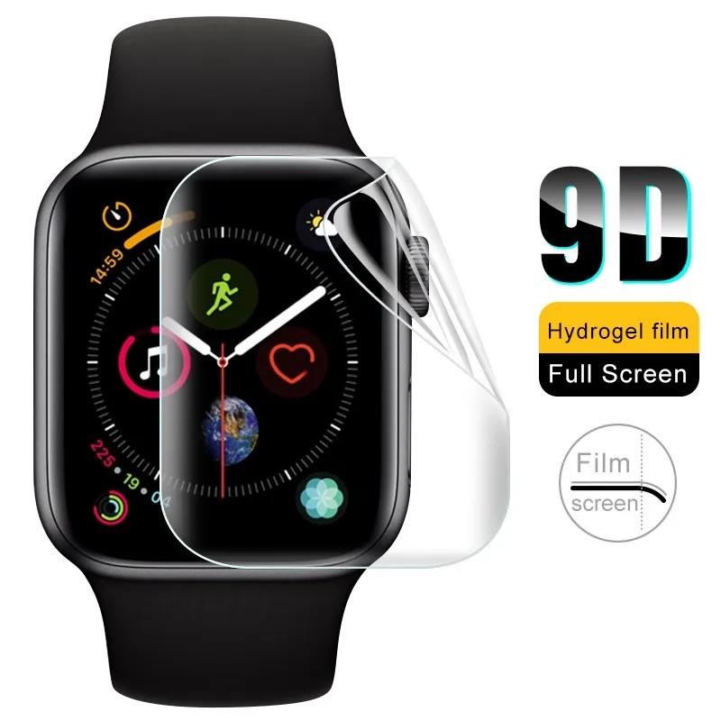 Гидрогелевая пленка для защиты экрана Apple watch iWatch 1 2 3 4 38 42 40 44 мм Защитная ekran koruyucu