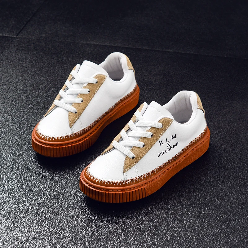 Детская кожаная обувь для девочек и мальчиков JAKOBBEAR на осень зиму весну | Мать