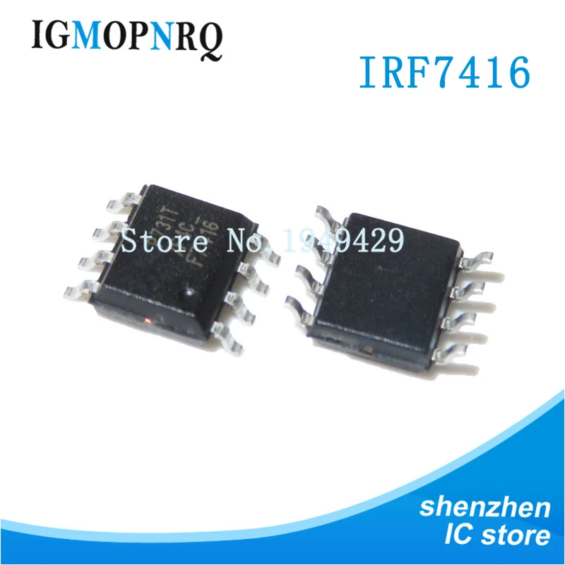 

10PCS IRF7416TRPBF SOP-8 IRF7416TR SOP IRF7416 F7416 SMD NEW