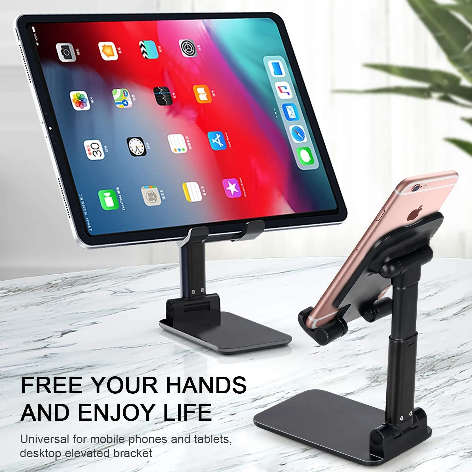 Battiphee Phone Stand For iPhone 12 Pro 11 Xiaomi Samsung Foldable Desktop Holder Universal Cell Huawei | Электроника