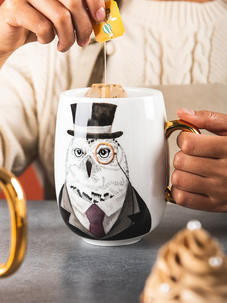 

Nordic INS Ceramic Large Size Milk Coffee Breakfast Mugs Home Creative Couple Water Mugs Ladies