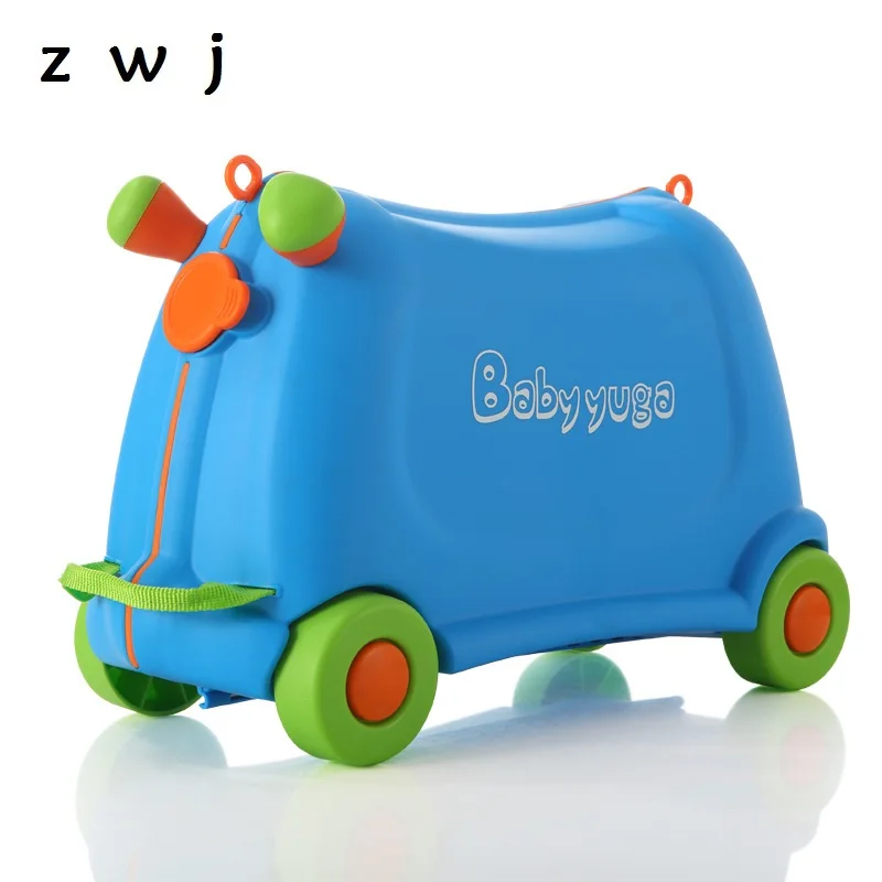 

Kids toy motorcycle shape Children Luggage Trunk Trolley case Boys Girls Travel Box suitcase