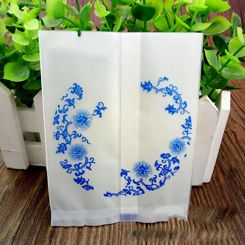 Flour Cookie Cellophane Bags Cookies Wrappers-Snacks Moon Cake Package 100pcs Bread Handmade Plastic Bag | Дом и сад