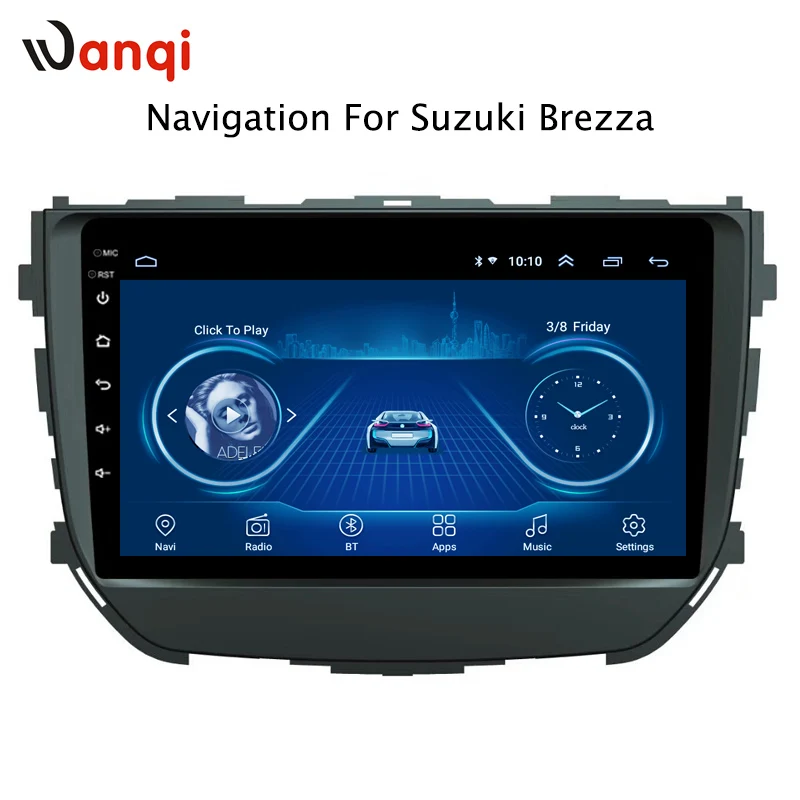 Автомобильный мультимедийный проигрыватель Wanqi 9 1 дюймов GPS радио для Maruti Suzuki Vitara