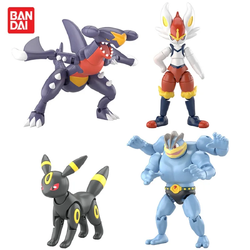 

Оригинальные игрушки BANDAI Pokemon S.H. Фигуртс 5 шт./компл. Umbreon Garchomp Cinderace Machamp покемон аниме фигурки Куклы Детский подарок