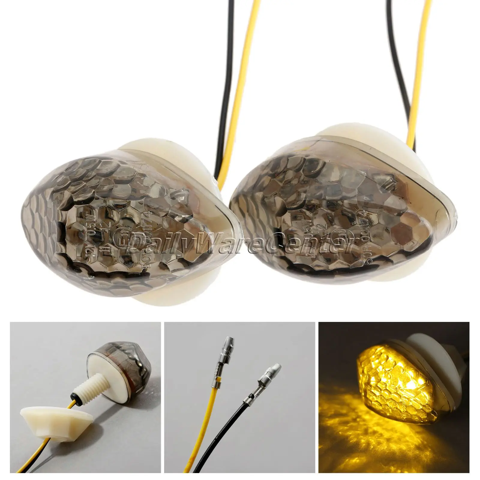 Указатели поворота для мотоцикла универсальные светодиодные указатели 1 пара Honda