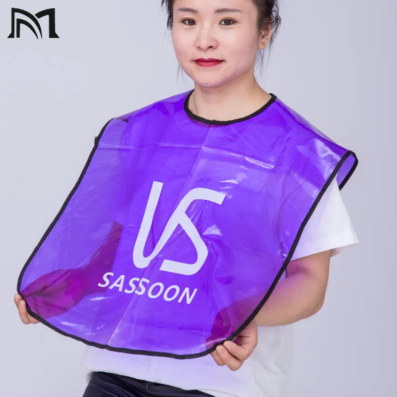 

dye the Hair Shawl Tools Perm Baked Oil Shawl Barber shop hairdresser's special cloth PVC Waterproof Hair Cutting Assistant