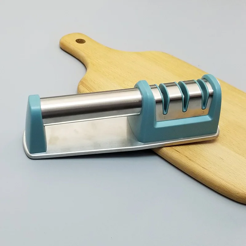 3 stages sharpener 1 шт. сменные детали для Точилки ножей Сменные ножевые фитинги головка для заточки ножей керамический, твердосплавный точилка для кухонных ножей - Цвет: 3 stages sharpener