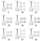 Форма для лунного торта 50 г + 14 круглых штампов, резак для печенья, Ручной пресс, форма для выпечки сделай сам, выпечка