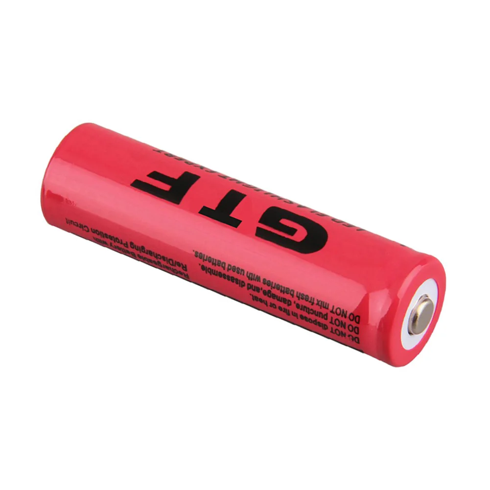4 шт. остроконечный Топ GTF 18650 аккумуляторные батареи 3 7 V 9800mAh литиевая батарея для