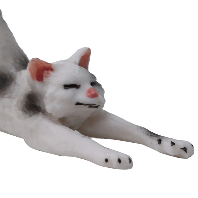 

cute Cross Border Model Soft Silcone Animal Model Toy Cat Vinyl Persian Cat House Cat GIRL'S Toy Educational Toy