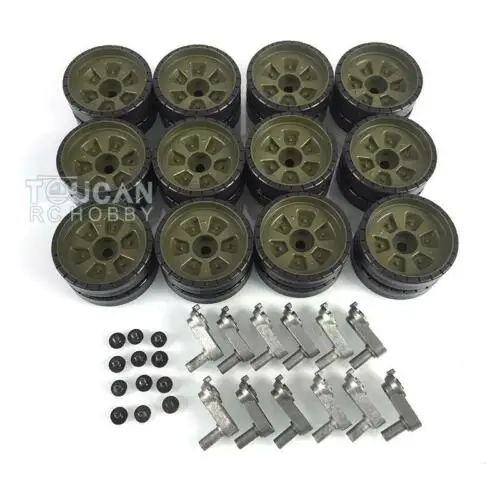 1/16 Heng Long Russian T72 RC Tank 3938 пластиковые дорожные колеса TH16774-SMT4 | Игрушки и хобби