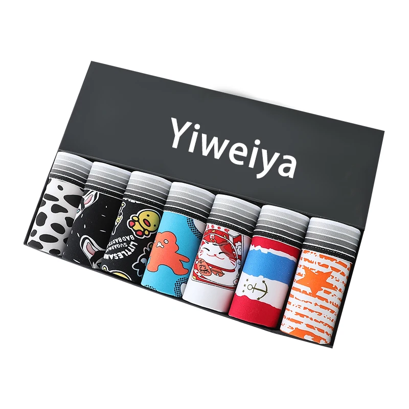 5/7 шт. Для мужчин нижнее белье (шортики) трусы для подростков милые шортики из