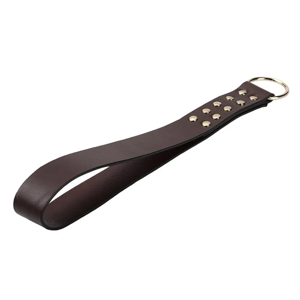 Игрушки для взрослых кожаный кнут порка тренировка секс-раб металлическая