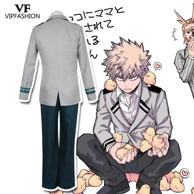 VIP модные с героями из мультфильма Мой герой Академии школьная униформа косплей