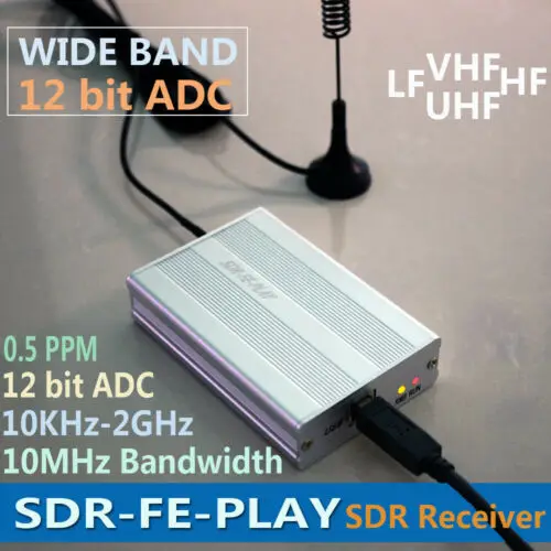 SDR FE PLAY 10 кГц до 2 ГГц HF UHF VHF UV широкополосный полный радиочастотный спектр