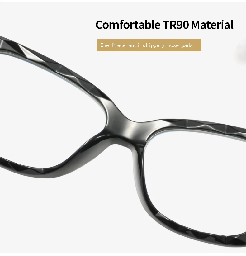 

2020 new anti-blue light goggles spring flat lens pin computer glasses
