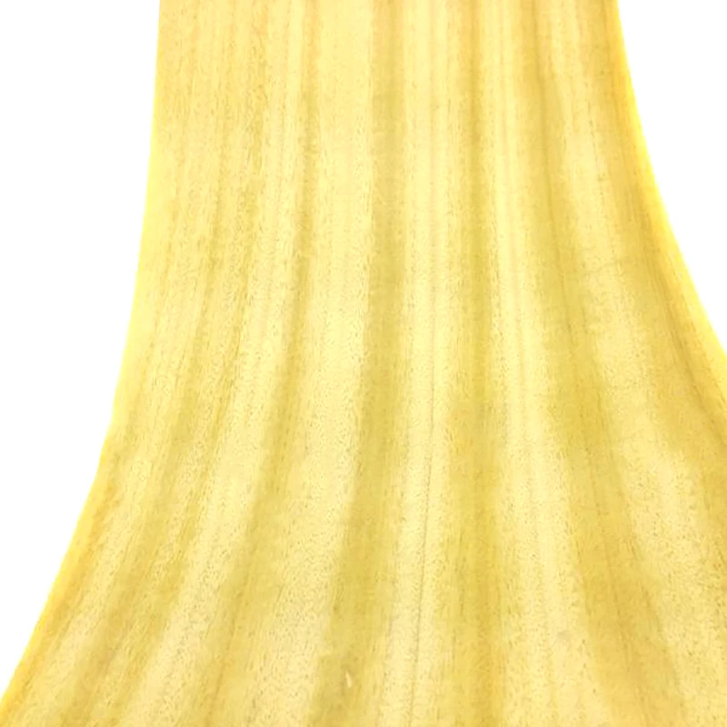 1 рулон шпона из натурального золотого тика тонкая желтая древесина твердая