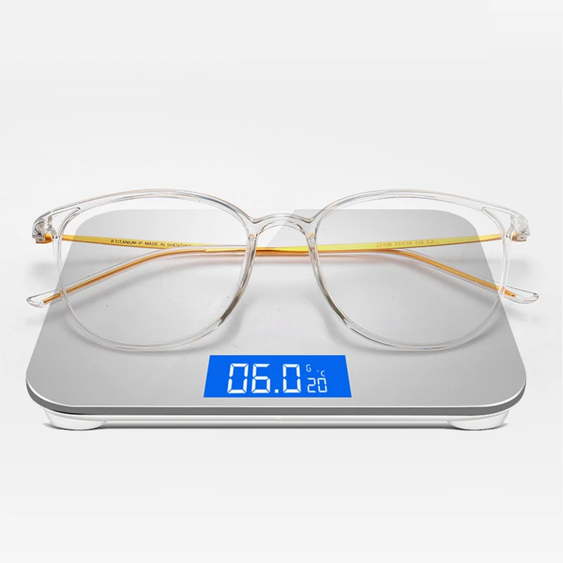 Титановая оправа для очков прозрачные оптические очки унисекс Нескользящие