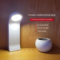 portable multi function led night lights usb charging childrens eye protect desk table lamp dimmable wall lamp for home decor
