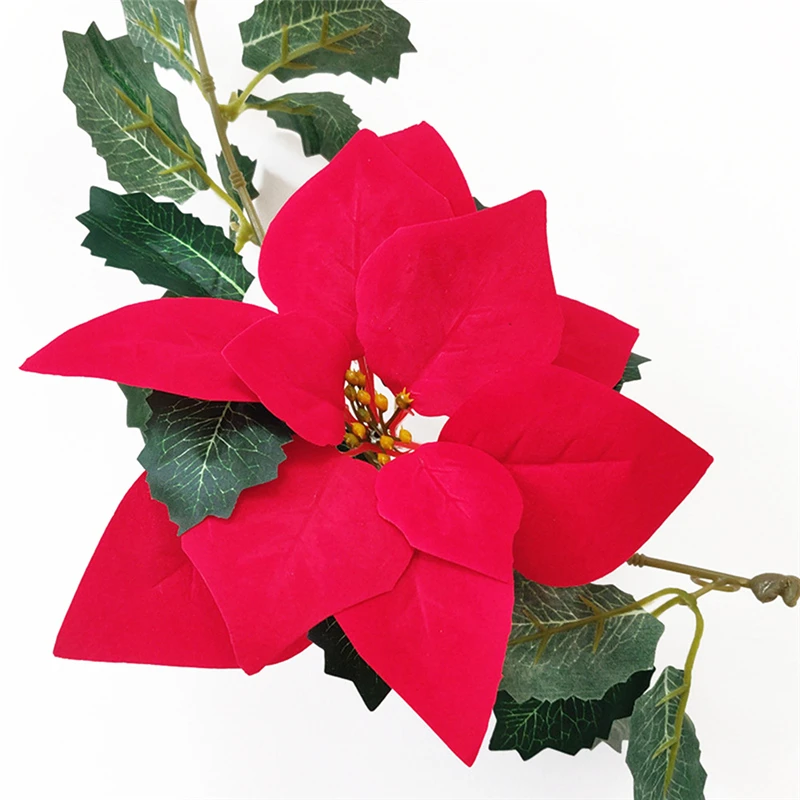 Christmas Rattan Garland Artificial Flowers Garlands Long Hanging for Wall and Home Decoration (Flower/Berry) | Дом и сад