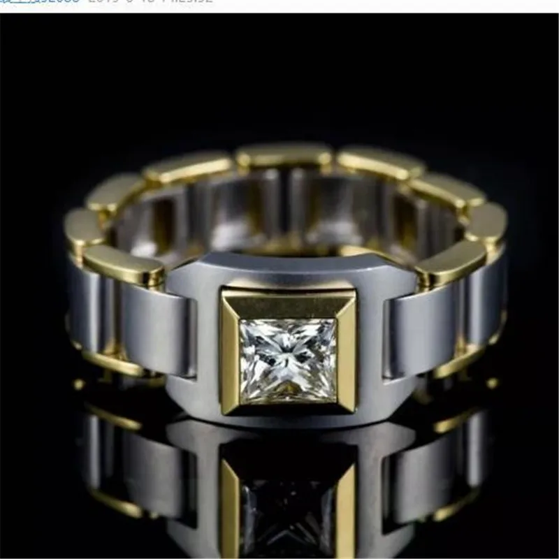 FDLK роскошное мужское кольцо с цепочкой на палец модные вечерние свадебные кольца