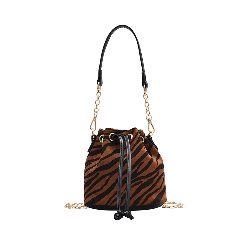 

Animal Pattern Small PU Leather Bucket Bags for Women 2020 Trend Hand Bag Women's Trending Chain Crossbody Shoulder Handbags