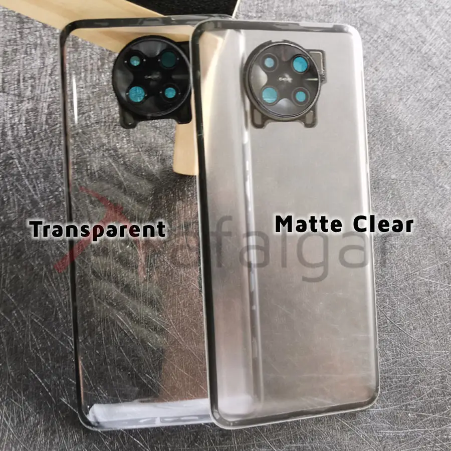 Крышка батарейного отсека для Xiaomi Poco F2 Pro Задняя стеклянная панель задняя крышка