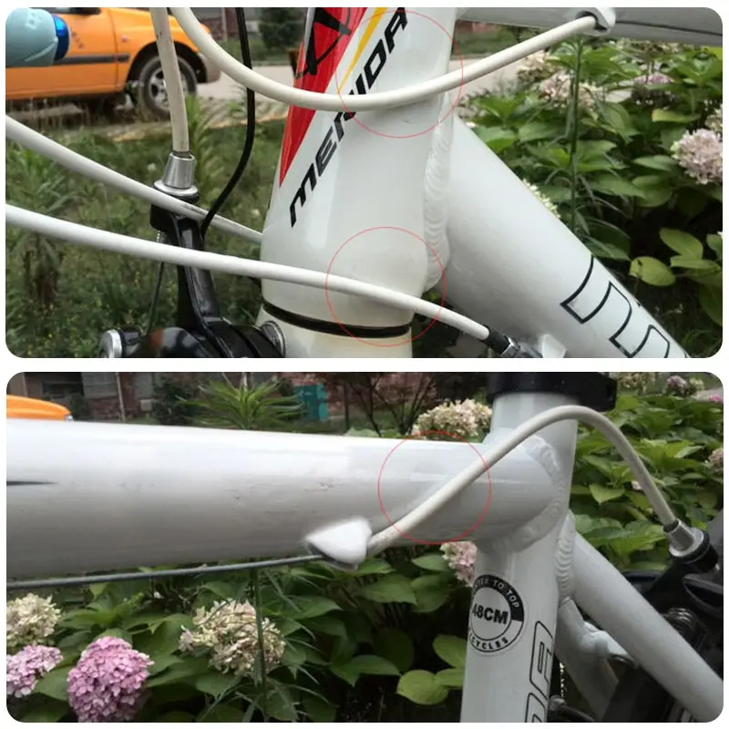 

Bike Frame Rear Forks Protector Sports Bicycle Chainstay Frame Protector Kit Bike Sticker Paster Protection