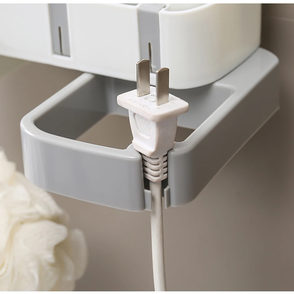 

Bathroom Storage Rack Stable adhesion Durable Practical Wall Mount Hair