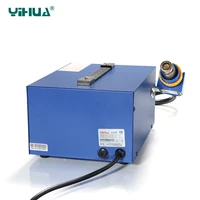yihua 8508d ic pcb hot air soldering station ferrous alloy temperature adjustable temperature digital display good blue 700w