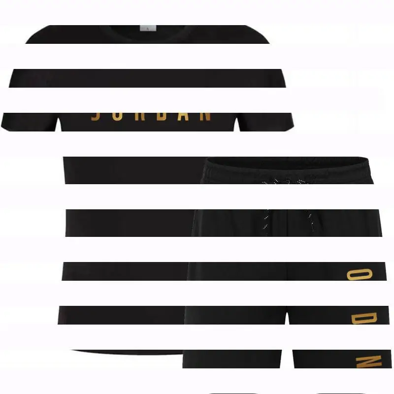 

2021 New Hot Letter Printed T-Shirt Sports Suit Couple Quick Dry Casual Running Suit Summer Short Sleeve Shorts 2-Piece Set