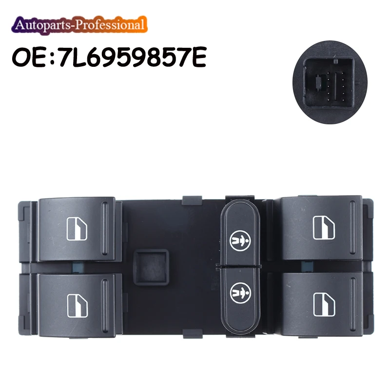 Кнопка управления передним водительским стеклом 7L6959857E для VW Touareg Touran Sharan Alhambra