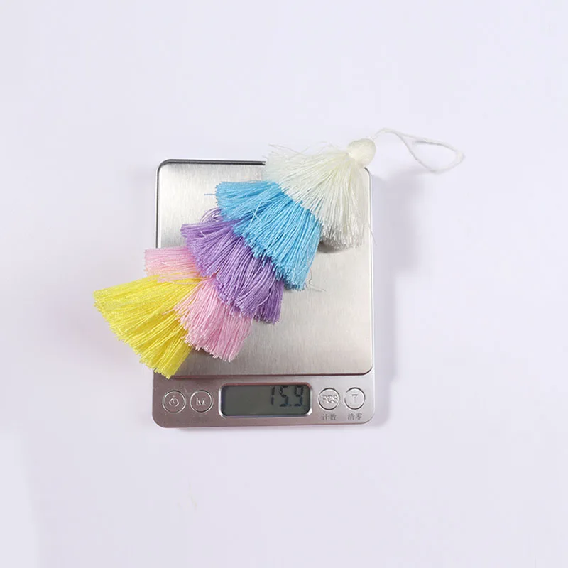 Хлопковая шелковая кисточка для брелка 5 слоев 14 см украшения одежды сделай сам