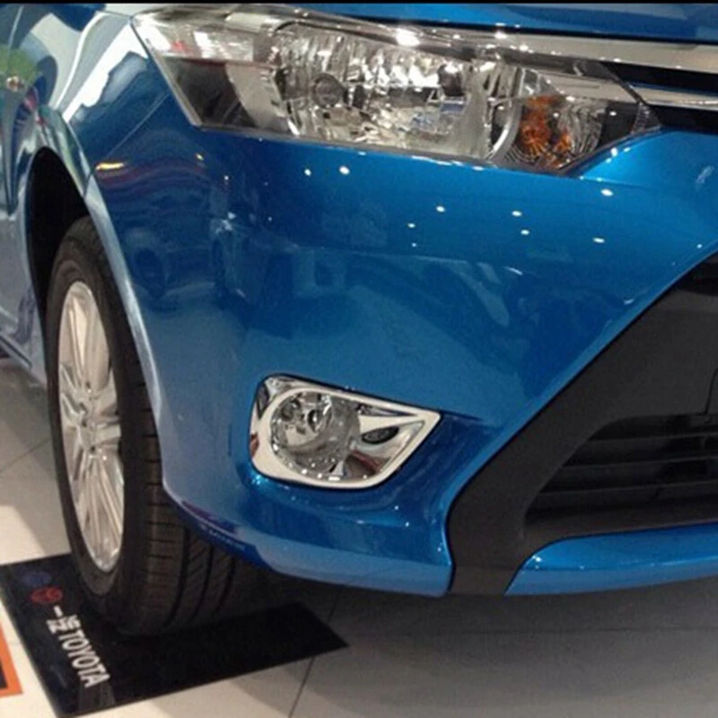 2 шт. накласветильник на передние противотуманные фары для Toyota Vios/Yaris sedan 2014 2015 2016 |