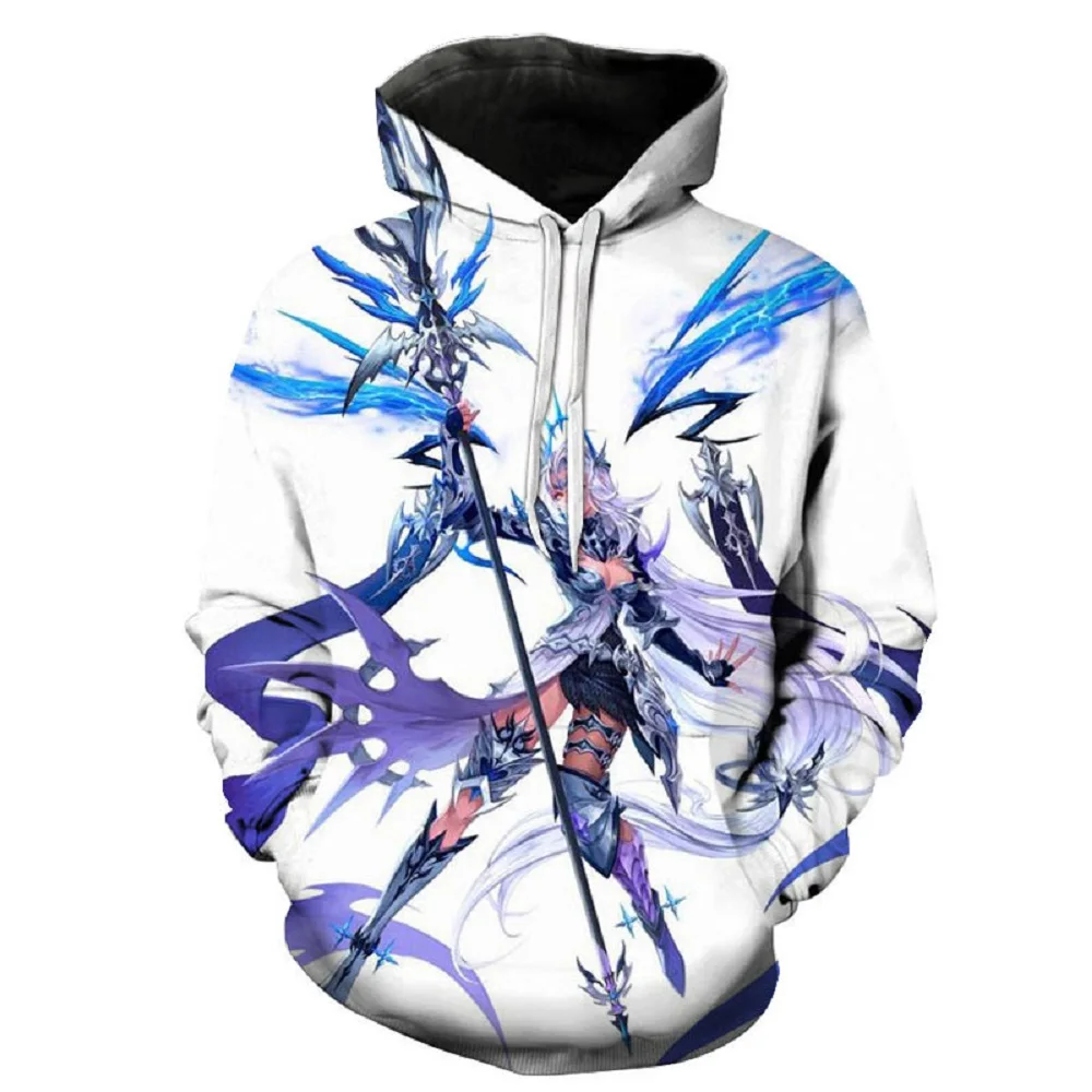 

The new autumn and winter men's hoodie, 3D animation war outfit. Casual all-match super Dalian hoodie