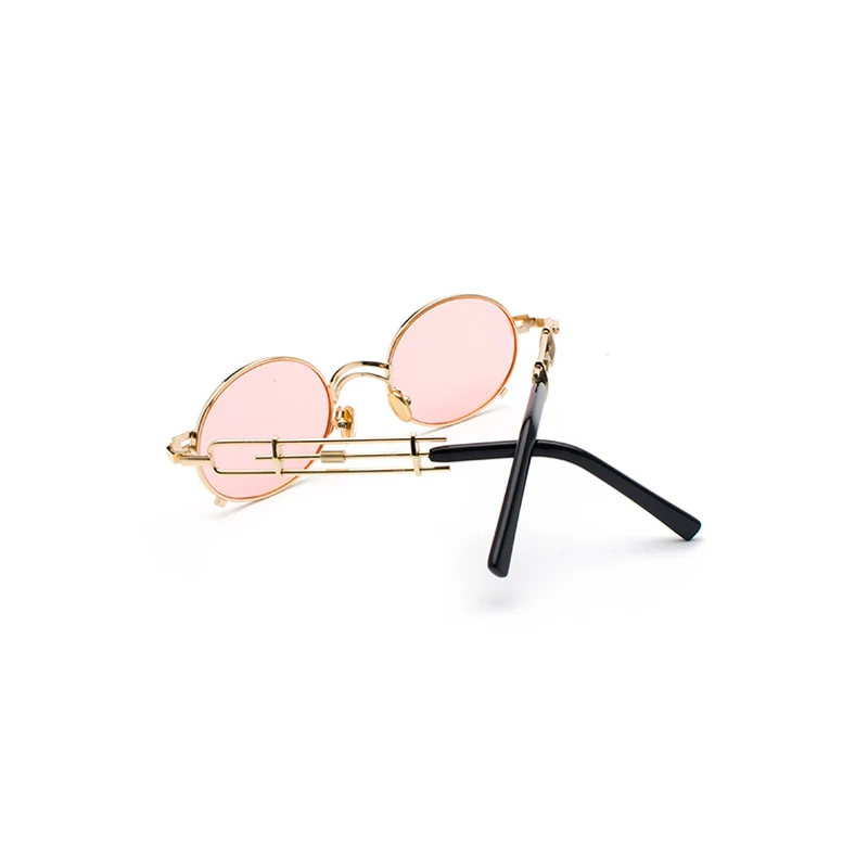 

Elbru Personality Steampunk Sunglasses Metal Vintage Oval Sunshades Women Sun Glasses Comfprtable Fashion Accessories Spectacles