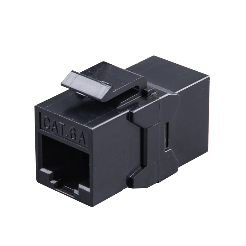 RJ45 Cat5e Cat 6 6A адаптер для трапецеидального искажения женский встроенный