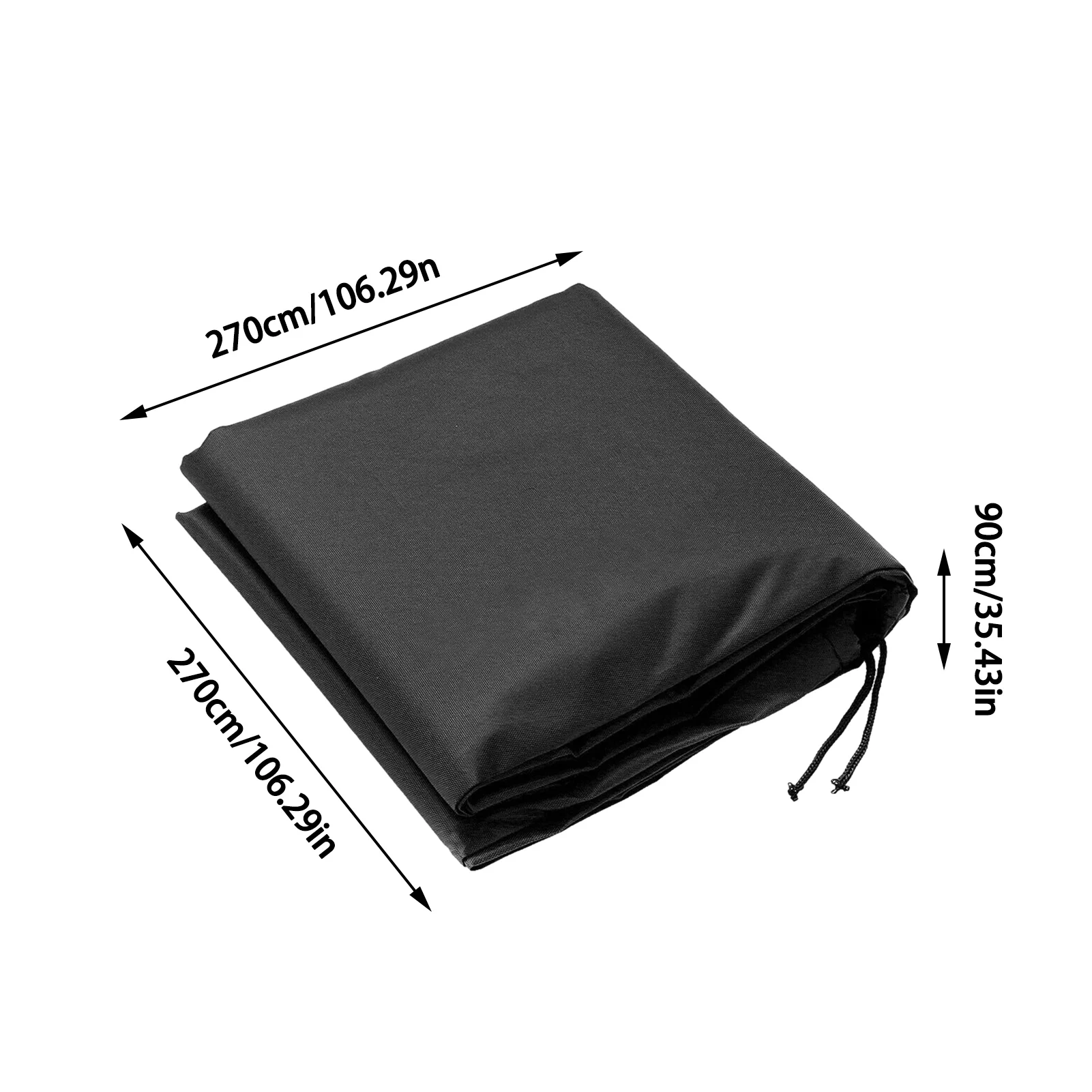 

2 sizes Garden Rattan Corner Furniture Cover Outdoor V Shape Corner Garden Patio Waterproof Sofa Protective Set