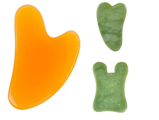 Массажная доска гуаша из натурального нефрита инструмент для спа-терапии