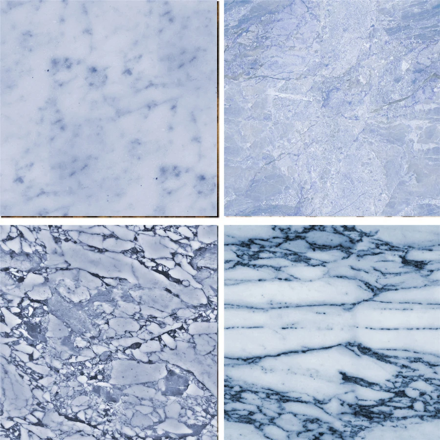 Nitree Виниловый фон для детских фотографий студии Подставки синий трещин Мрамор