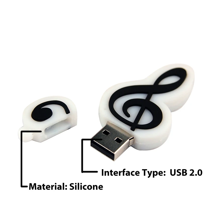 USB флеш накопитель Music World Minions Note 32 ГБ 64 128 Мб 2 0 ключ|USB флэш-накопители| |