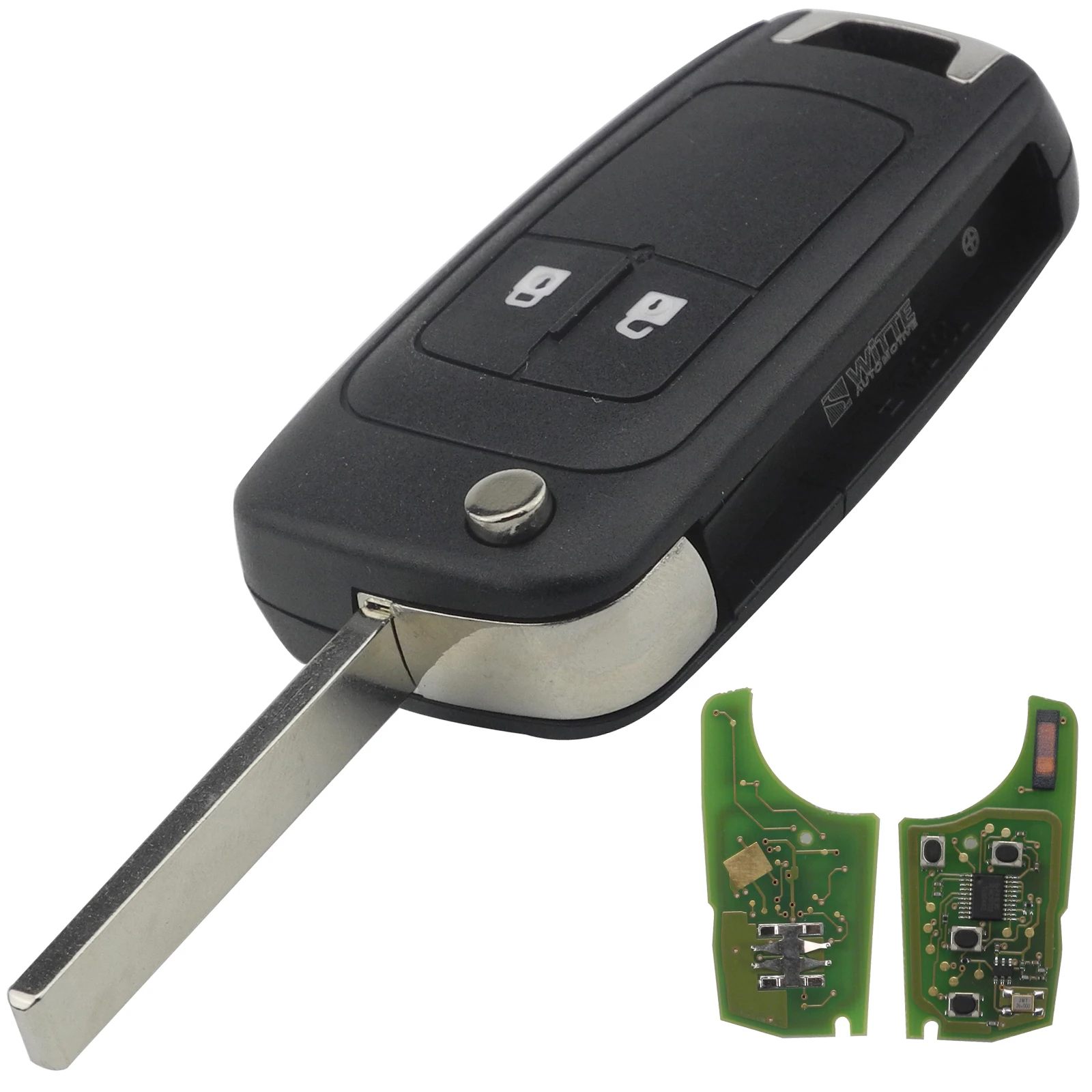 jingyuqin Car Remote Key Suit for Chevrolet Malibu Cruze Aveo Spark Sail 2/3/4 Buttons 433/315MHz Control Alarm Fob - Цвет: 2B