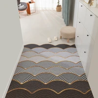 pvc rubber carpet dust proof striped printed doormat geometry outdoor rug shoes scraper washable non slip area rugs for bathroom