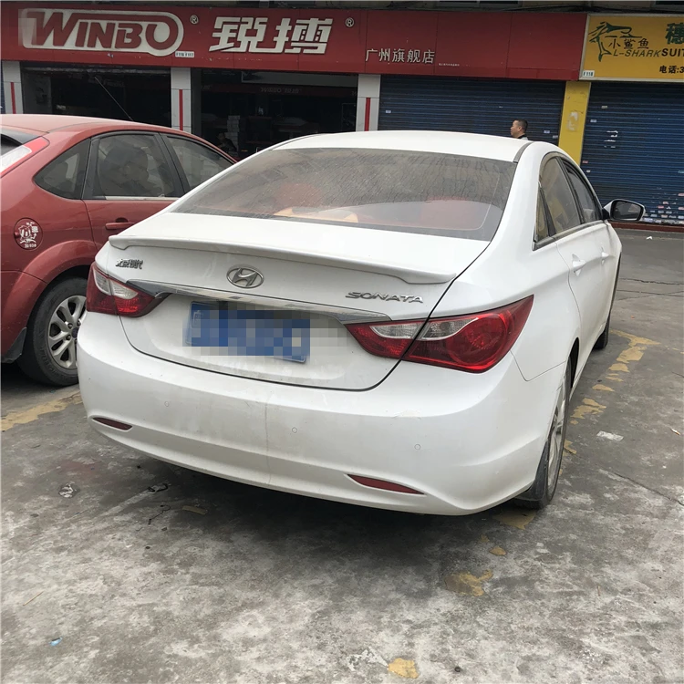 Спойлер для Sonata 2011-2014 Hyundai FC спойлер из АБС-пластика заднее крыло автомобиля