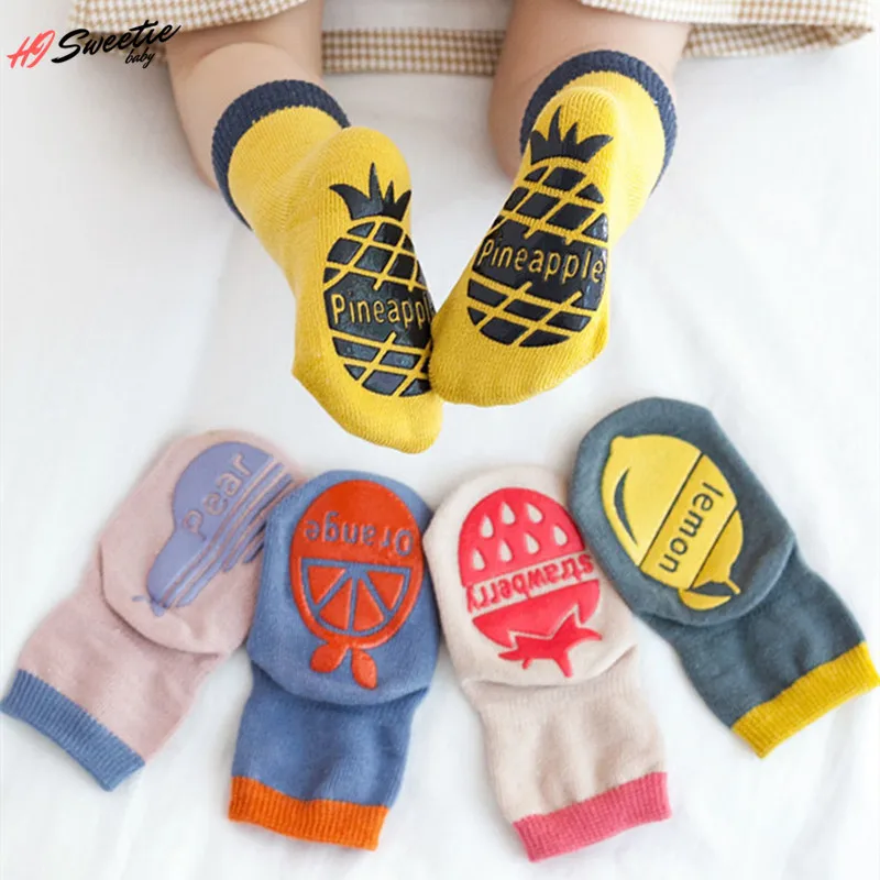 Calcetines antideslizantes con dibujos animados para beb&eacute; reci&eacute;n nacido, medias para ni&ntilde;os de 9 a 16cm de longitud del pie de 0 a 5 a&ntilde;os, calcetines de suelo para ni&ntilde;os y ni&ntilde;as-0