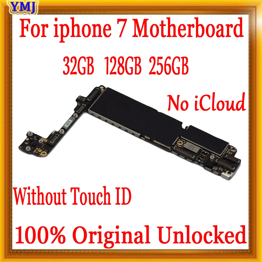 Материнская плата 32 ГБ 128 256 для iPhone 7 4 "с/без вырезом ID 100% оригинальная
