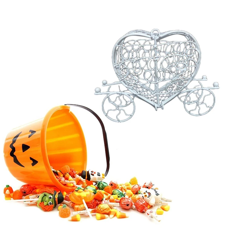 

Metal Love Heart Carriage Birthday Party Wedding Chocolate Candy Box Holder gift boxes