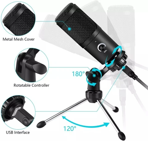 USB Конденсаторный Микрофон для ПК